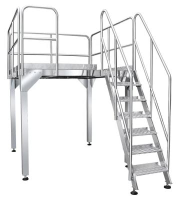 China Factory Price Food Large Scale Suspended Platform Stainless Steel Electric Lift Platform for sale