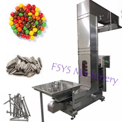 China Multifunctional Food Packaging Machines Easy To Operate Inclined Type Bucket Conveyor Structure Grain Z Elevator for sale