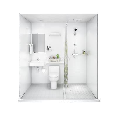 China Special offer UB1420 one piece large space prefab bathroom floor unit made in china for sale