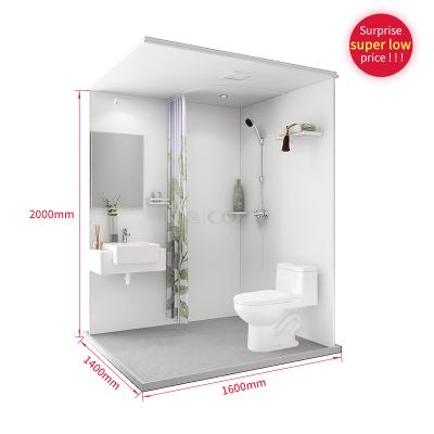 China One Piece Floor All In One Bathroom Unit UB1416 Hot Sale Product Recommended for sale