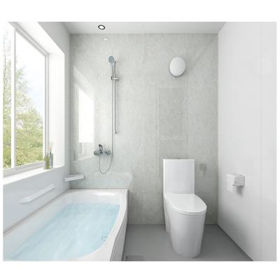 China Unique One Piece Floor Design Prefab All In One Japanese Style BUH1420 Bathroom Units for sale