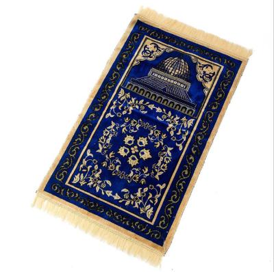 China One Side Anti-Slip Muslim Prayer Mat For Hajj Worship Mat For Mosque Muslim Prayer Mat for sale