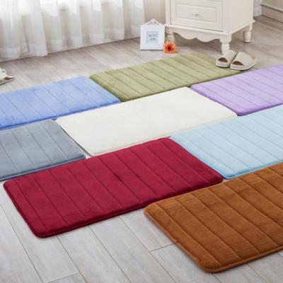 China Anti-Slip Door Mat Memory Foam Bath Mat for sale