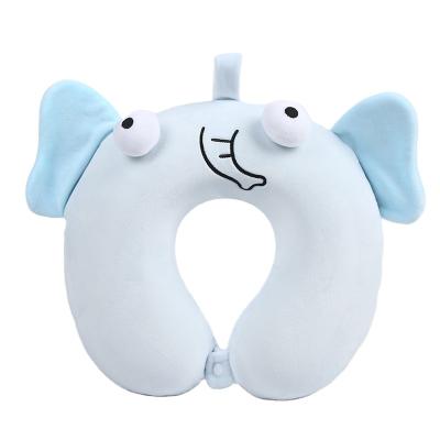 China Twist U Shape Memory Cartoon Pattern Type Travel Pillow Memory Foam Pillow Neck Pillow for sale