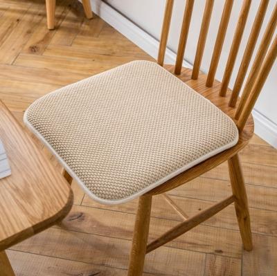 China Memory Chair Seat Pad Memory Foam Pads Honeycomb Pattern Non Slip Skid SBR Non Backrest Cushion for sale