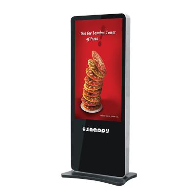 China Hot Sale 32 Free Standing Floor Standing 43 49 55 65 Inch Portrait Digital Signage Floor Advertising Player Standing Totems for sale