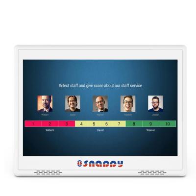 China 10 Inch Integrated Tablet Feedback Management Software Tough Customer Satisfaction Feedback Survey Device for sale