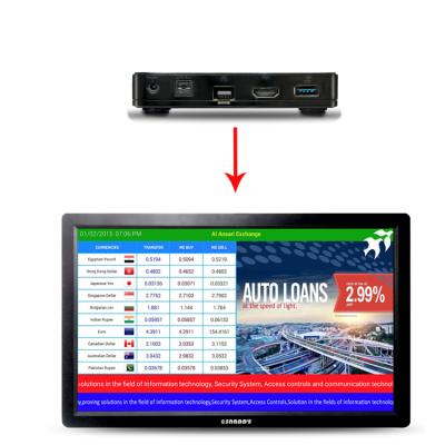 China Public / Indoor Video Wall Package 4k LCD Video Wall Controller 2x2 Video Wall Display Advertising Player for sale