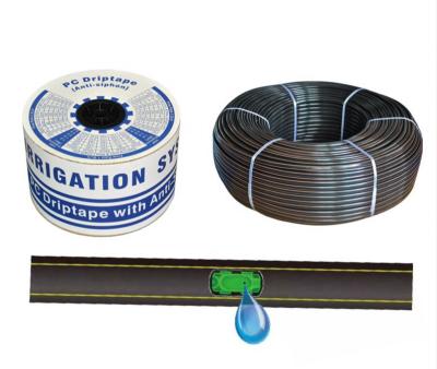 China 16mm Dripline Anti Crossing And Anti Aging Drip Tape With PC Emitter Flow Device For Drip Irrigation System for sale