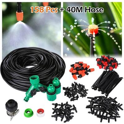 China The Water Saving Garden Water Cooling Drip Irrigation Kits System Mist Self Drip Irrigation Water 30 Meters for sale