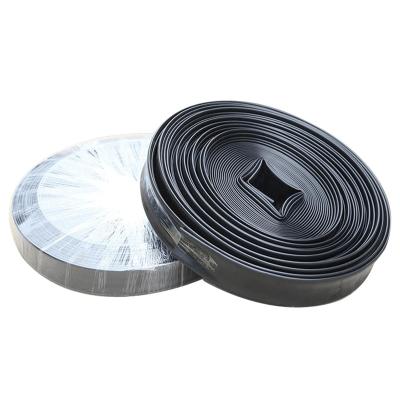 China Water Saving Reinforced Black PE Layflat Hose Layflat Tube / PE Layflat Hose for sale