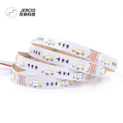 China Warehouse Strip Light 5050RGB+2835W SMD LED DC12V 60leds/m LED COB Strip 50m Car LED Light Strip for sale