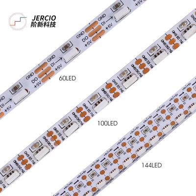 China Warehouse Jercio SK6812-4020 / XT1603 SMD 4020 Full Color High Brightness Digital LED Flexible Strip for sale