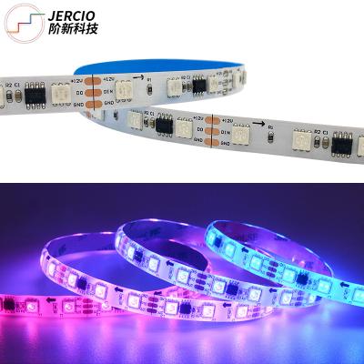 China Decorative XT1801s like WS2811 WS2812B 5v 12v smart led pixel accessible 30/48/60 Leds/m RGB led strip light Digital for sale