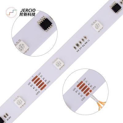 China Dream Theme Park JERCIO DMX512 DC 24V Color Led Strip Led Neon Lights Led Strip Lights for sale