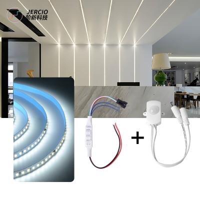 China Desktop WS2811 Running Water Horse Light Long Bright With 24V Soft Patch LED Strip Stair Light 2835 Single Color for sale