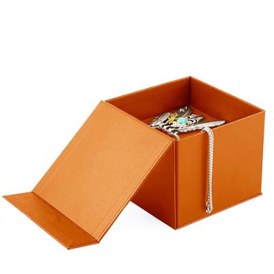 China Handmade Top Selling Full Magneict Folding Boxes Luxury Gift Boxes Packaging For Jewelry for sale