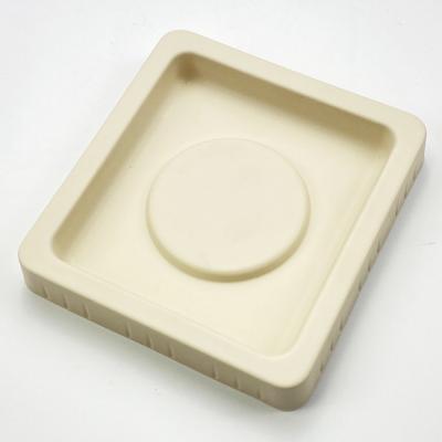 China Gift & Craft Customized Biodegradable Plastic Cornstarch Tray For Candle Jar With Lid And Box for sale