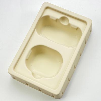 China consumer electronics customized consumer electronics cornstarch biodegradable plastic tray for tws wireless earbud for sale