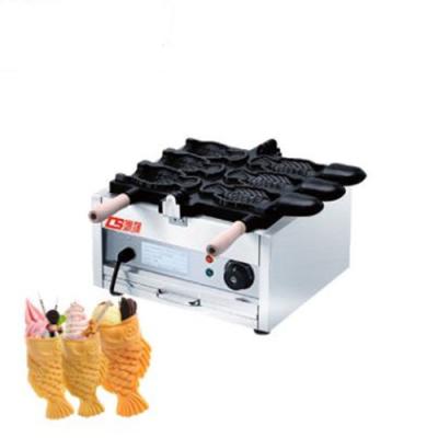 China Japanese hotels commercial fish fish taiyaki grill electric open mouth waffle making maker machine for sale