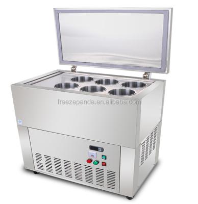 China Continuous Ice Cream Snowflake Ice Maker Snow Press Attaché Ice Freezer Ice Snowflake Machine for sale