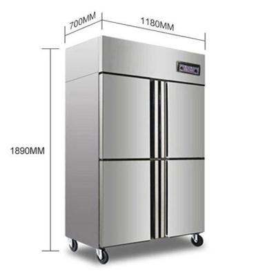 China Single-Temperature 2 Door Refrigerator Commercial Water Vegetable Fridge for sale