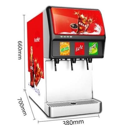 China 304 Stainless Steel Soda Fountain Soda Dispenser Fountain Soda Machine Dispenser for sale