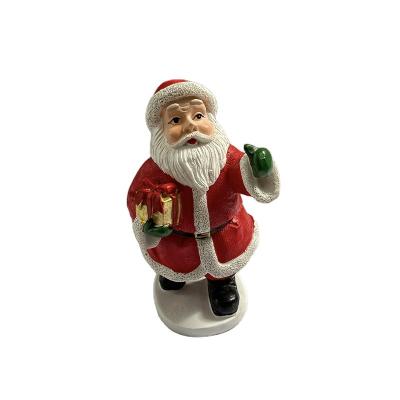 China High Quality Resin Fiber Series Christmas Decoration Gifts Wholesale Resin Fiber Christmas Desktop Ornaments Desktop Doll for sale