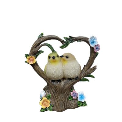 China Global Outdoor Solar Garden Lamp Decorative Green Energy Led Light Bulb Amazon Ornaments Bird Warm White Waterproof Lighting Statue for sale