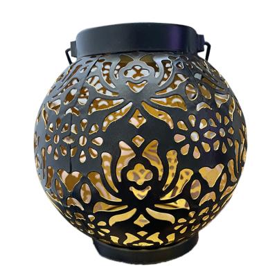 China 2022 Solar Waterproof Garden Lamp Led Solar Powered Lantern Outdoor Rustic Garden Decor Solar Lights for sale