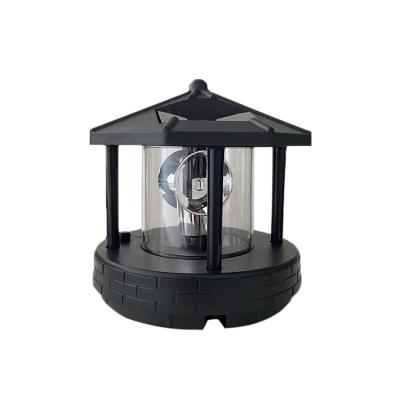 China Dropshipping Garden Led Solar Rotary Outdoor Lawn Garden Decorative Lighthouse Landscape Lighting Lamp for sale