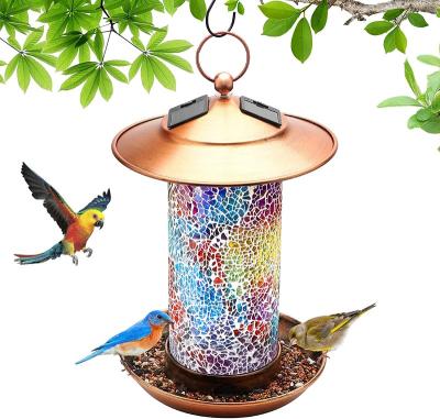 China Solar Garden Bird-driver Waterproof Solar Light For Hanging Outdoor Solar Powered Outdoor Hanging Garden Lantern Light Bird-house Wild for sale