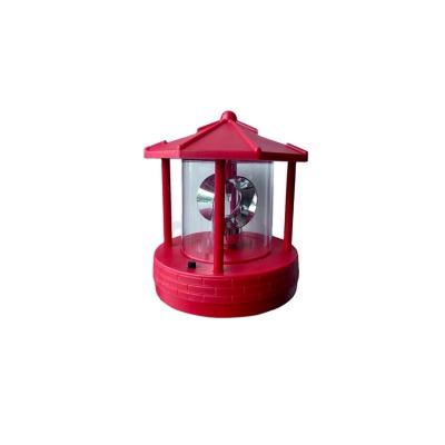 China Garden Sell Well New Type Outdoor Decoration Solar Powered Garden Lights Rotating Lighthouse for sale