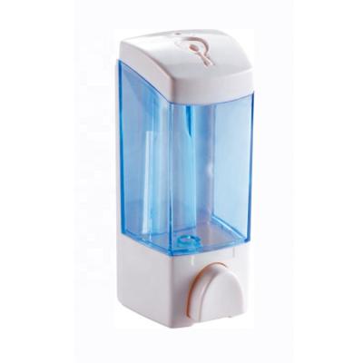 China Foam Hand Sanitizer Soap Dispenser LQS ABS Plastic Blue Single Press Liquid Soap Dispenser for sale