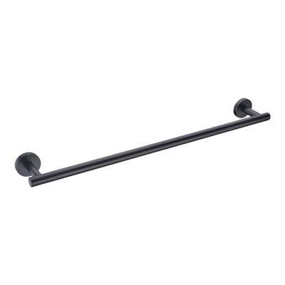 China Commerical / Residential SUS 304 Black 229-12B Bathroom Accessories Set Towel Rod Towel Bar For Hotel for sale