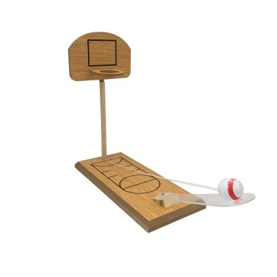 China Playing C04305-C04306 Mini Finger Basketball Shooting Game Wooden Mini Handheld Desktop Table Basketball Mini Bowling Game Toys for sale