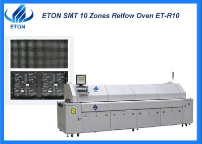 China SMT line solution 10 zones for PCB soldering 3900MM  Length of heating zone for sale