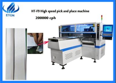 China F9 PCB-Oogst en Plaatsmachine 200000 CPH Één Jaargarantie voor Comité Licht Te koop