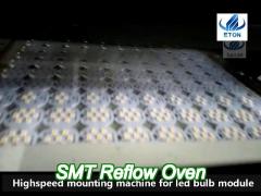 middle speed six zones smt reflow oven machine for electrical board