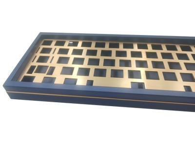 China Customized 100%/80%/60 computer keyboard case, brass cnc Keyboard case for sale