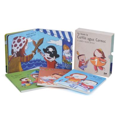 China paper & Wholesale Cardboard Book Printing Custom Kids Puzzle Color Cartoon Hardcover Book Story Book for sale