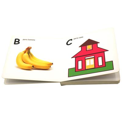 China paper & Cardboard Alphabet Learning Popular Children's Board Books Chinese Create English Children's Board Book Children's Story Books for sale