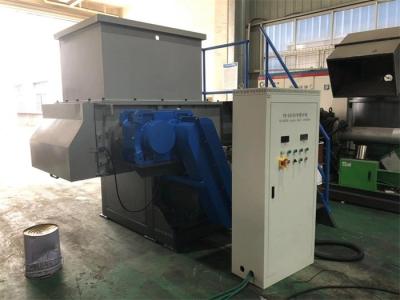 China BS-800 Single Shaft Plastic Shredder Machine For HDPE Pipe Hard Waste Material for sale