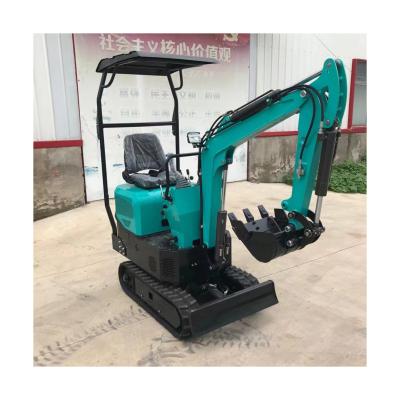 China Europe Emission Standard Certified 0.8Ton 1 Ton 1.2Ton 1.5Ton 2 Ton Micro Mini Lithium Battery Backh Electric Loader Excavator With Attachments Home Use for sale