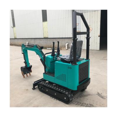 China Farms Wholesale 0.8 Ton 1 Ton 2.5 Ton 2 Ton 1.5 Ton Micro Mini Retro Diesel Crawling Rotary Excavator Scarifier Equipment Household for sale