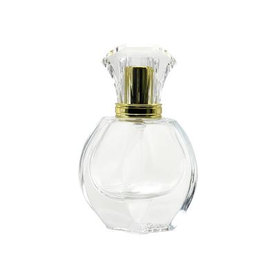 China Cosmetic Manufacture New Design Custom Made Unique Shaped Luxury 30ml Empty Perfume Glass Bottle for sale