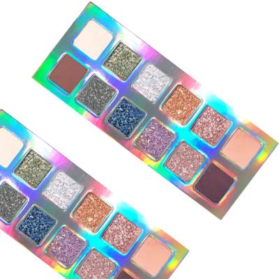 China Sunscreen Rich Pigment 12 Colors Eyeshadow Good Quality Cruelty Free High Long Lasting Palette for sale