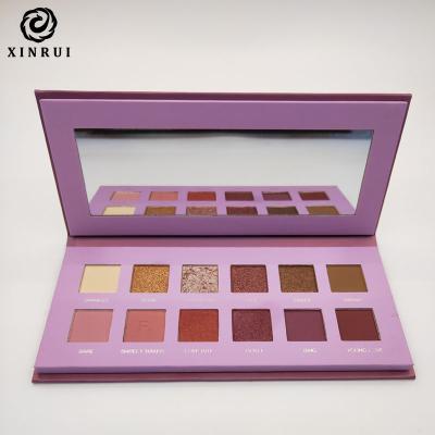 China Waterproof 2020 New Product 12 Color Shimmer Matte High Pigment Powder Makeup Eyeshadow Palette For Eye Beauty Cosmetic for sale