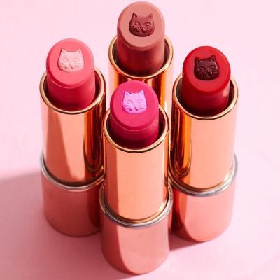 China 2020 Hot Selling Type Waterproof Matte Lipstick Animal Color Lipstick Private Label Cosmetic Easy Makeup for sale