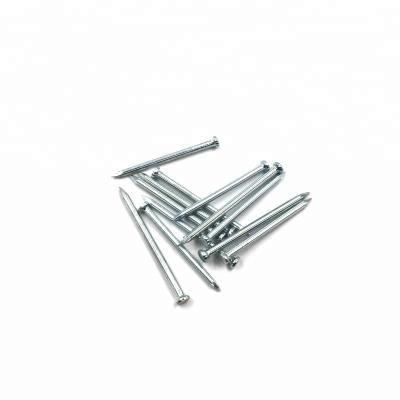 China Galvanized Concrete Gun Nails Photo Concrete Gun High Quality Low Carbon 45# Galvanized Stainless Steel Concrete Nail BWG 7 8 9 à venda